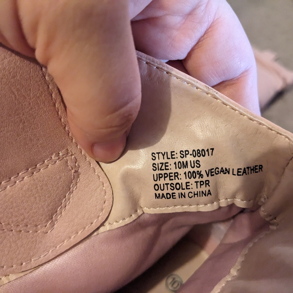 Charles Albert baby pink gowgirl boots size 10 - Picture 3 of 4